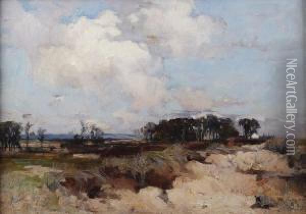 Landscape Near Newburgh On Tay Oil Painting - Joseph Milner