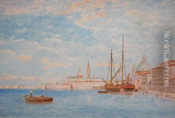 S. Giorgio, Maggiore, Venice Oil Painting - George Stanfield Walters