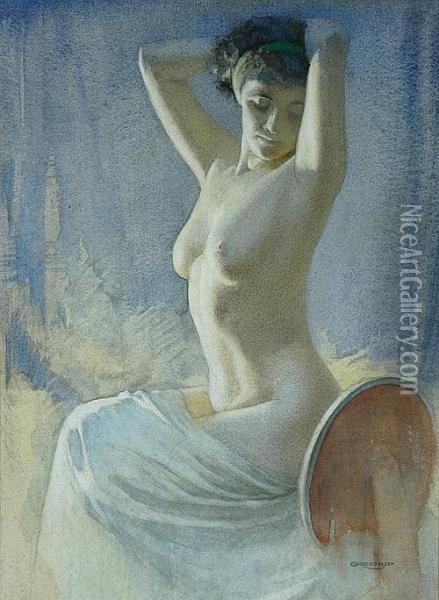 Nude Oil Painting - Joseph Greenup