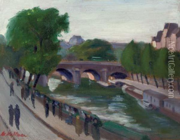 Paris Oil Painting - Murray Hoffman