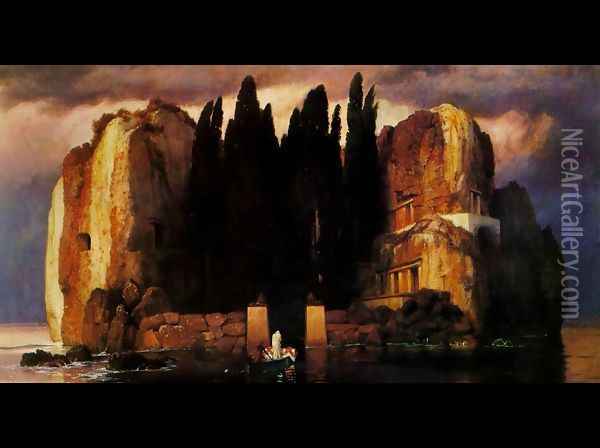 Isle of the Dead Oil Painting - Arnold Bocklin