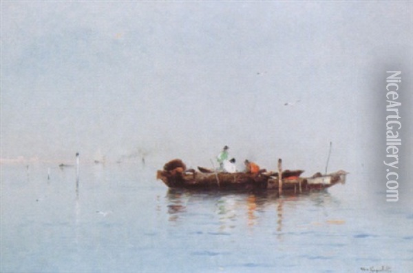 Utanfor Venedig Oil Painting - Wilhelm von Gegerfelt