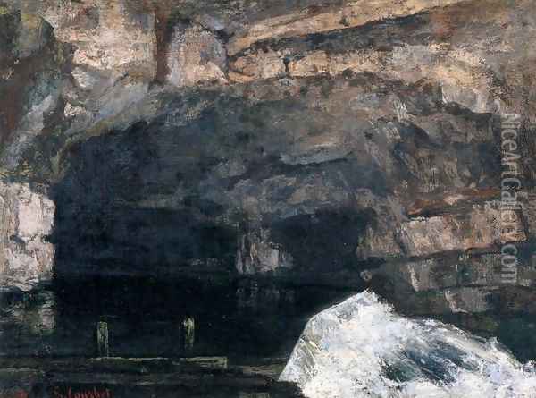 The Source of the Loue 2 Oil Painting - Gustave Courbet