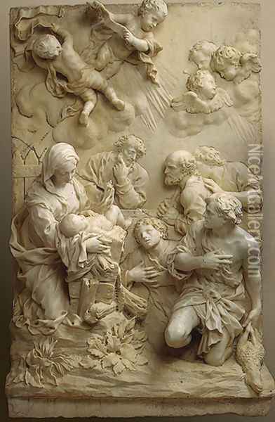The Adoration of the Shepherds Oil Painting - Giambattista Foggini