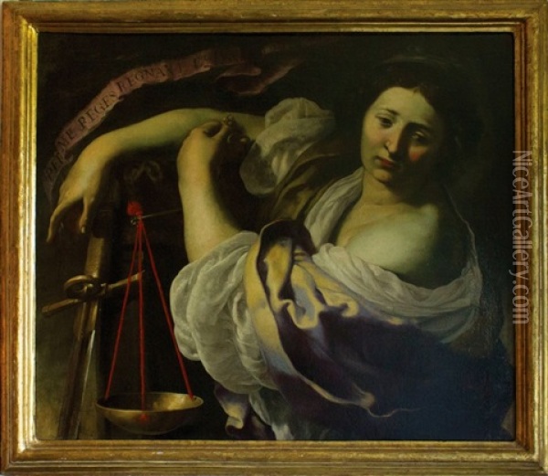 Allegoria Della Giustizia Oil Painting - Rutilio Manetti