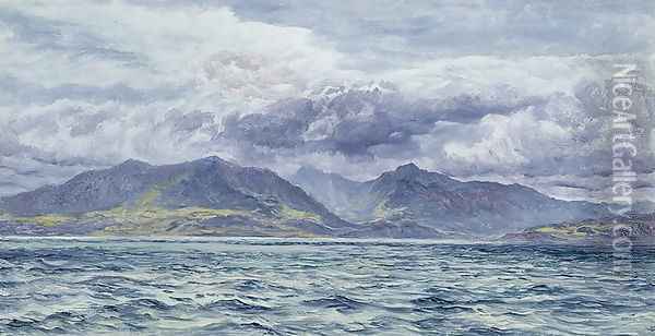 Isle of Arran, 7th August 1883 Oil Painting - John Edward Brett