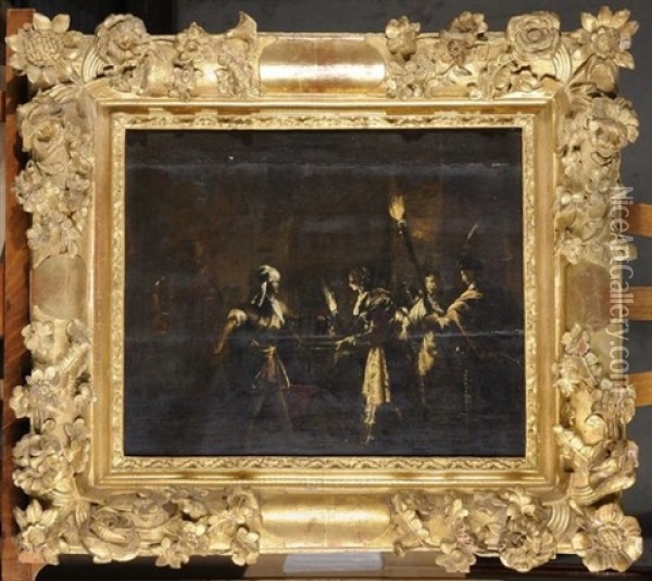 Salome Et La Tete De Saint Jean Baptiste Oil Painting - Leonard Bramer