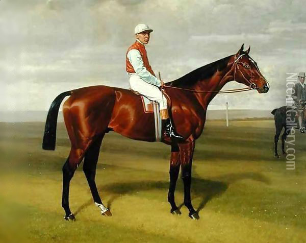 'Isinglass', Winner of the 1893 Derby Oil Painting - Emil Adam