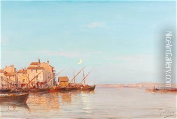 Martiques Oil Painting - Emile Godchaux