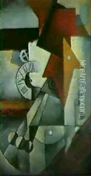 Die Uhr Oil Painting - Lyubov Popova