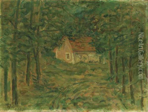 Oranzeriaw Wisniowej,1938 Oil Painting - Tytus Czyzewski