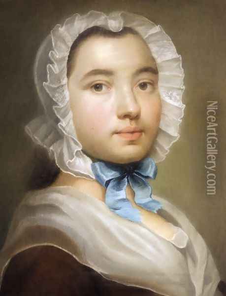 Portrai of a Lady Oil Painting - William Hoare