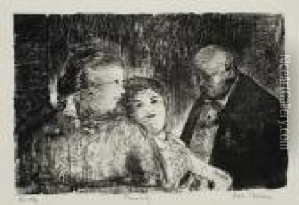 Family Oil Painting - George Wesley Bellows