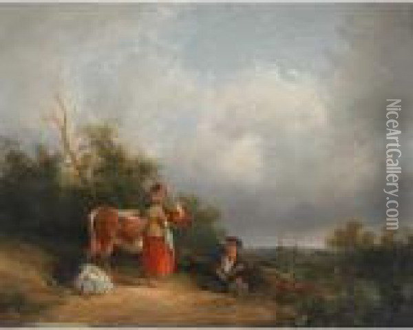 Mid-day Rest Oil Painting - William Joseph Shayer