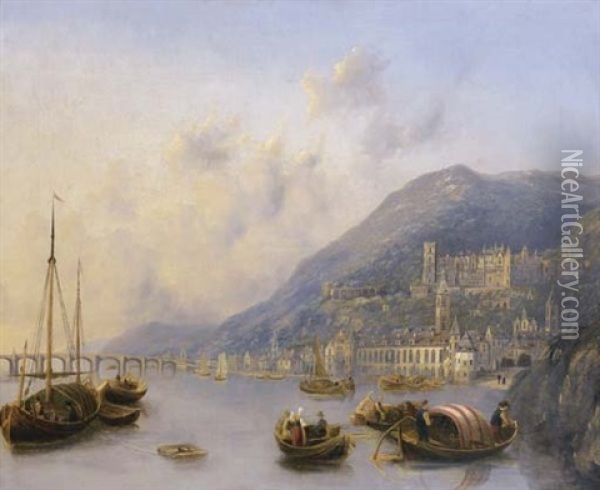 Heidelberg, Germany Oil Painting - Henry C. Gritten