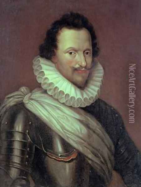 Concino Concini 1569-1617 Marquis of Ancre Oil Painting - Denis Lecocq