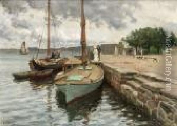 Vedskuta, Marstrand Oil Painting - Johan Erik Ericson