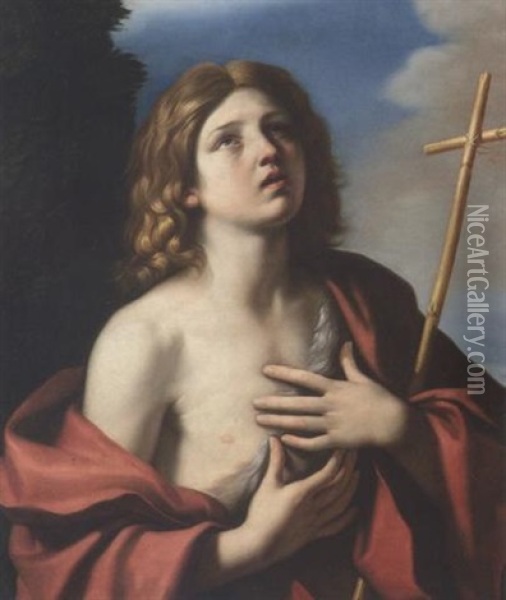San Giovanni Battista Oil Painting - Benedetto Gennari the Younger