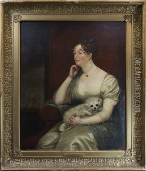 Portrait Of Anne Warrington Oil Painting - James (Thomas J.) Northcote