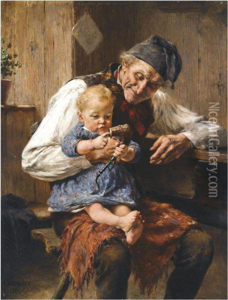 Grandpa's Favourite Oil Painting - Georg Jakobides
