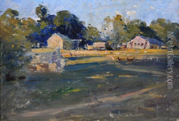 the Farm  Oil Painting - Theodore Penleigh Boyd