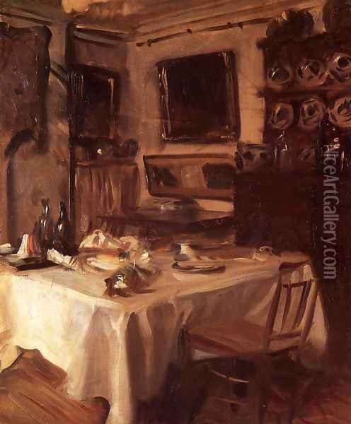 My Dining Room Oil Painting - John Singer Sargent