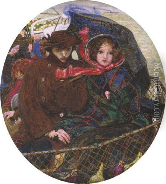 The Last Of England Oil Painting - Ford Madox Brown
