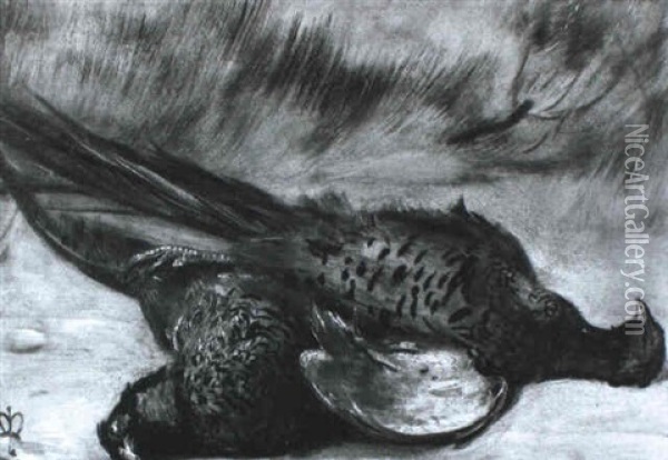 Dead Pheasants Oil Painting - John Everett Millais