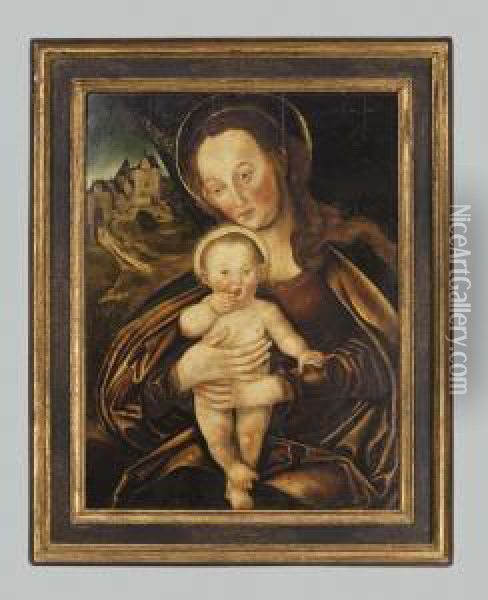 Madonna Mit Kind Oil Painting - Lucas The Elder Cranach