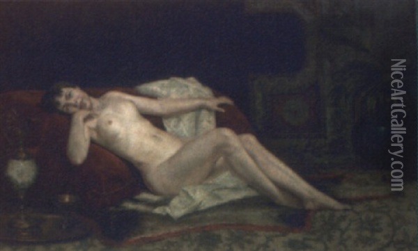 Desnudo Oil Painting - Ramon Marti Alsina