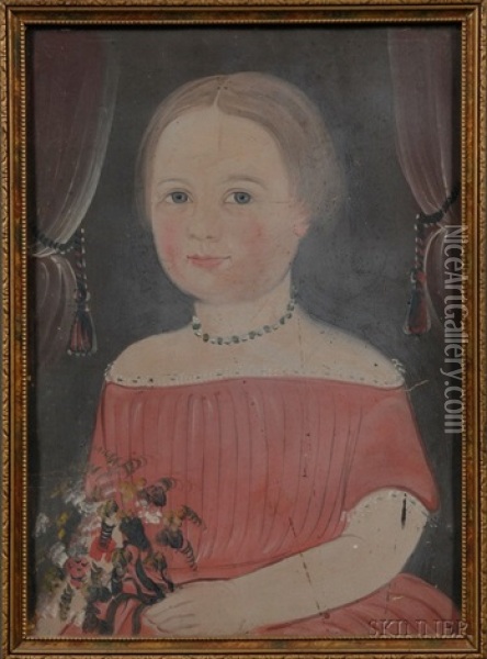 Portrait Of Frances Eudora (dora) Taylor Oil Painting - William Matthew Prior