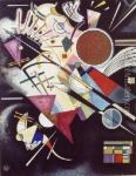Kompozycja (1924) Oil Painting - Wassily Kandinsky