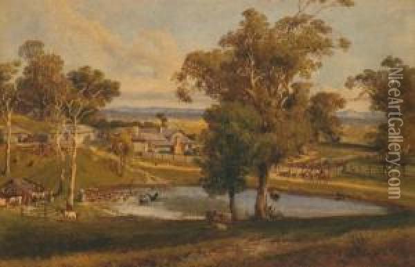 Konongwootong 1867 Oil Painting - Abraham Louis Buvelot