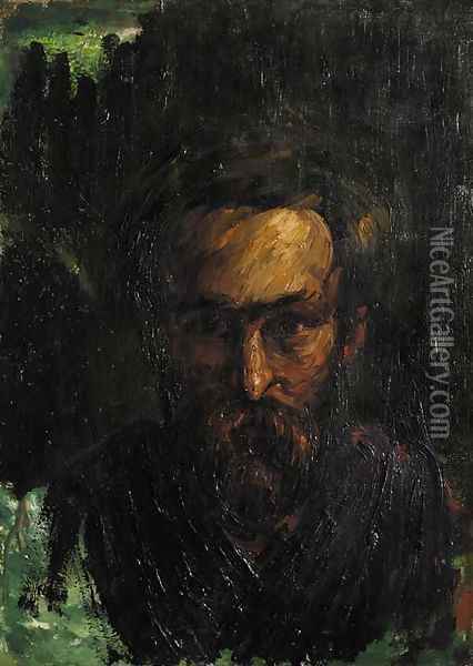 Portrait d'homme Oil Painting - Paul Cezanne