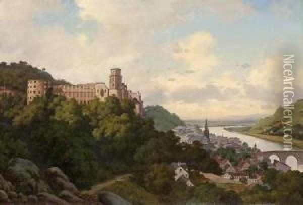 Heidelberg Oil Painting - Axel Thorsen Schovelin