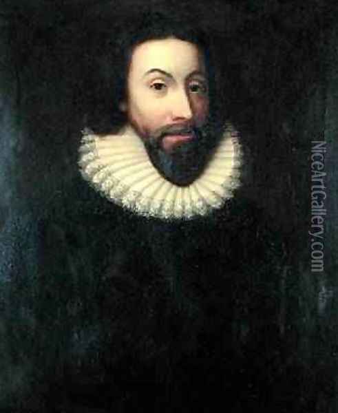 John Winthrop 1588-1649 1834 Oil Painting - Charles Osgood