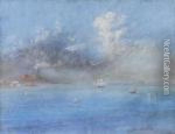 Veduta Del Golfo Dinapoli Oil Painting - Edoardo Gioia