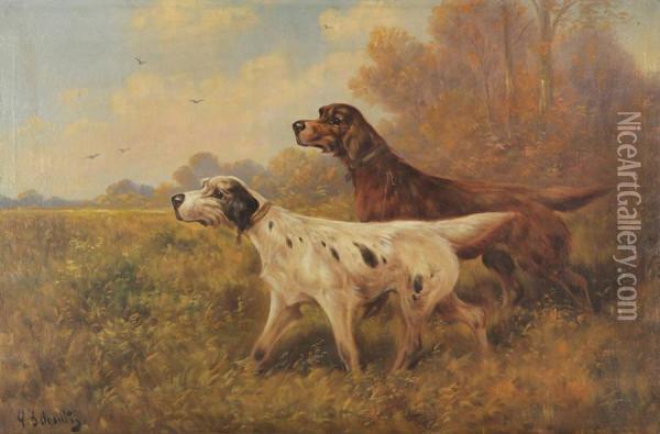 Jachthonden Oil Painting - Paul Henry Schouten