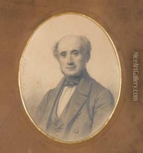Portrait Presume De Monsieur Theodore Maunoir Oil Painting - Guglielmo Giusti