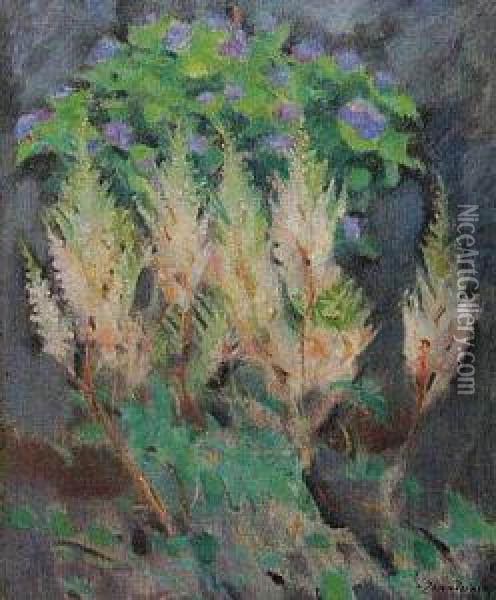 Kwiaty Oil Painting - Czeslaw Zawadzinski