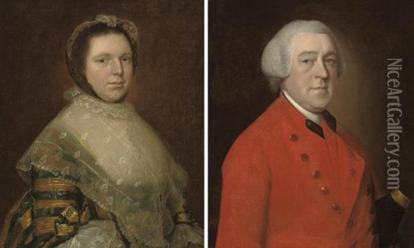 Portrait Of Elizabeth Prowse Oil Painting - Thomas Gainsborough