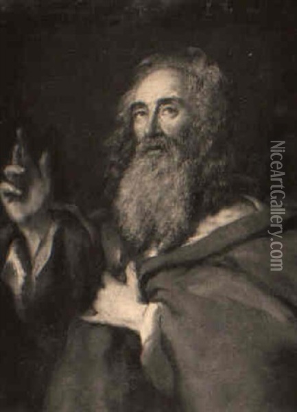 A Prophet Oil Painting - George Richmond