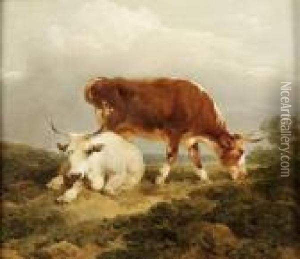 Vaches Dans Un Paysage Oil Painting - Loutherbourg, Philippe de