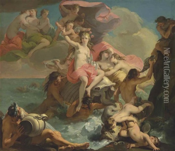 The Birth Of Venus Oil Painting - Gaetano Gandolfi