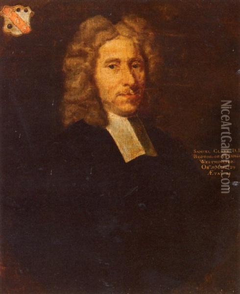 Portrait Of Samuel Clark Oil Painting - Thomas Gibson