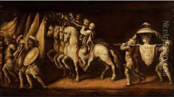 Romischer Triumphzug Oil Painting - Antonia Tempesta