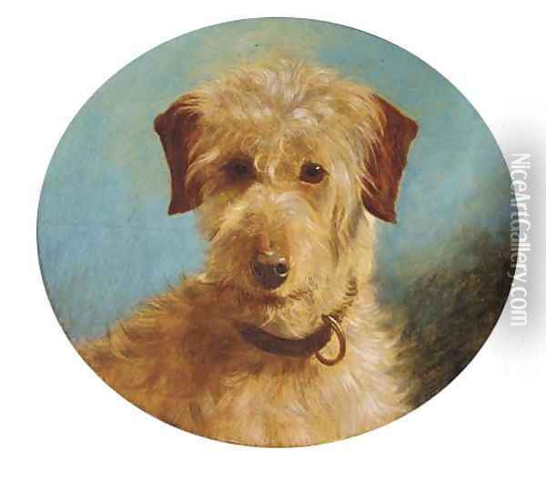 A terrier Oil Painting - George Earl
