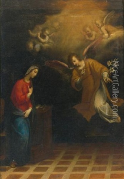 The Annunciation Oil Painting - Lodovico (Il Cigoli) Cardi