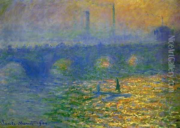 Waterloo Bridge, London Oil Painting - Claude Oscar Monet