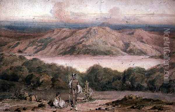 A view of King Georges Sound Oil Painting - William Westall